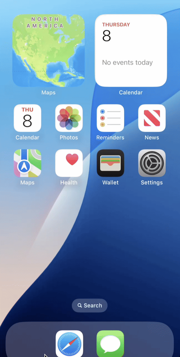 An example of an entry added to the share menu by a Flutter app