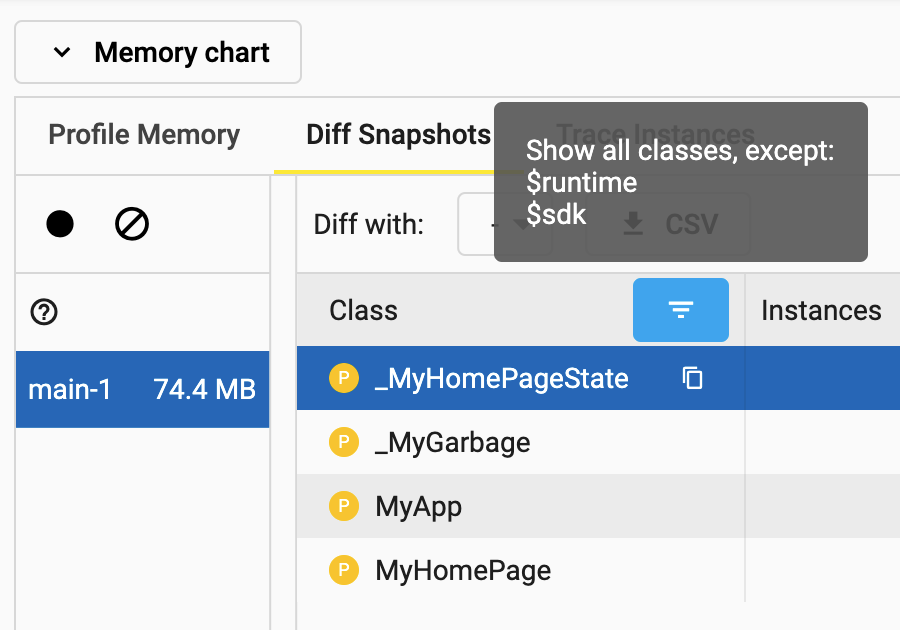 filter default filter default